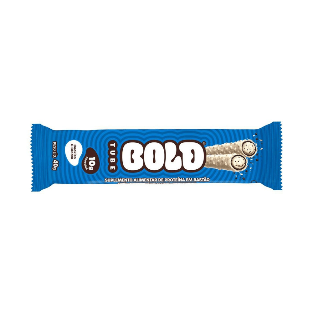 Bold Tube Proteico Sabor Cookies e Cream Com 40g
