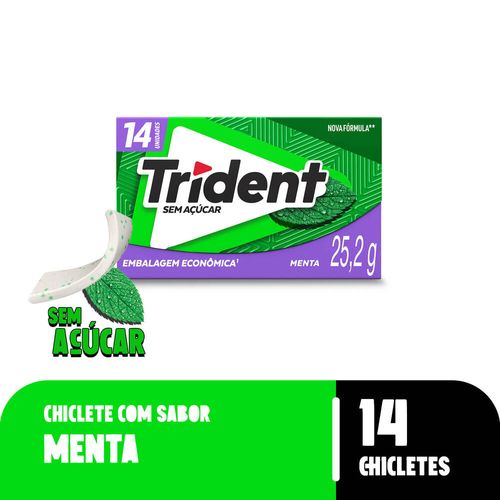 Goma-de-Mascar-Menta-Zero-Acucar-para-Dietas-de-Ingestao-Controlada-de-Acucares-Trident-Caixa-252g-14-Unidades-Leve-Mais-Pague-Menos