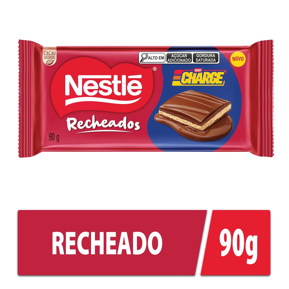 NESTLÉ CHARGE Recheados 90g Tablete