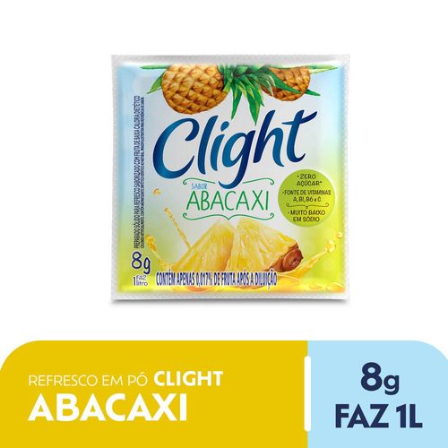 Refresco-Em-Po-Clight-Sem-Acucar-Abacaxi