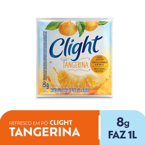 Refresco-Em-Po-Clight-Sem-Acucar-Tangerina-8g