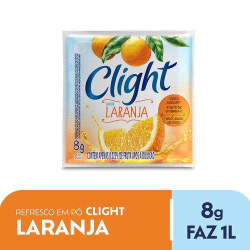 Refresco-Em-Po-Clight-Sem-Acucar-Laranja
