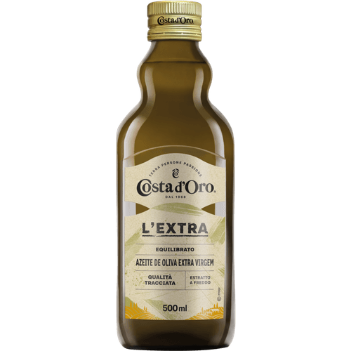 Azeite-de-Oliva-Extra-Virgem-Prensado-a-Frio-com-Bico-Dosador-Italiano-Costa-d-Oro-IL-Classico-Vidro-500ml