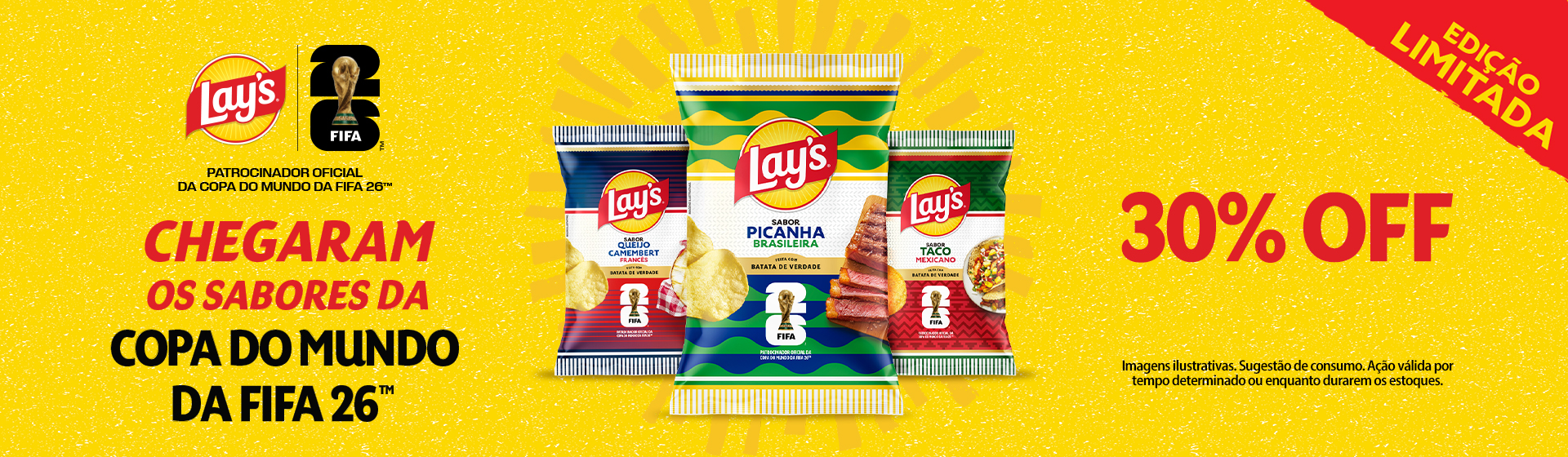 Pepsico Ruffles até 26/07