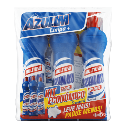 Kit-Limpador-Multiuso-Azulim-Original-500ml-Embalagem-com-3-Unidades