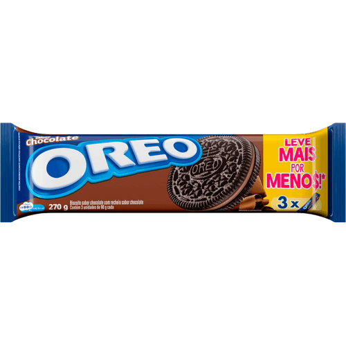 Biscoito-recheado-Oreo-chocolate-embalagem-economica-multipack-270g