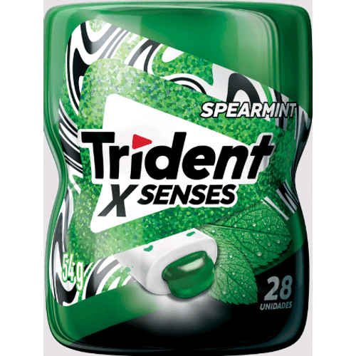 Chiclete-Trident-XSenses-Spearmint-Sem-Acucar-Garrafa-54g