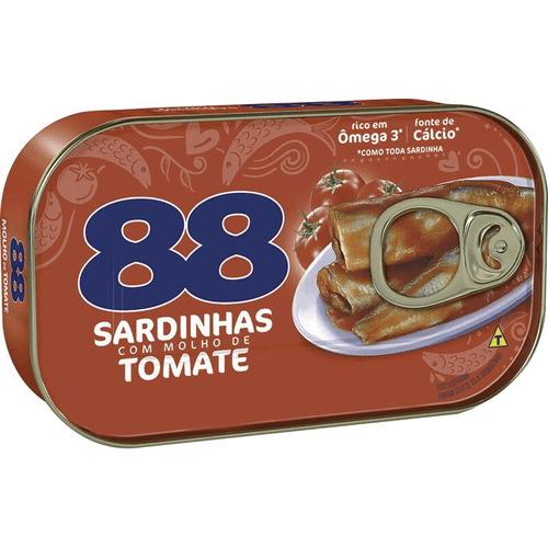 Sardinha-ao-Proprio-Suco-com-Molho-de-Tomate-88-Lata-Peso-Liquido-125g-Peso-Drenado-75g