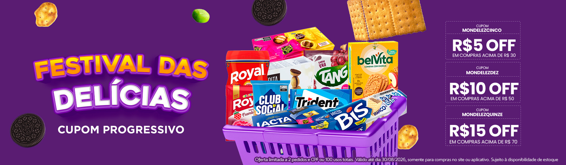 Cupom Mondelez 30/08