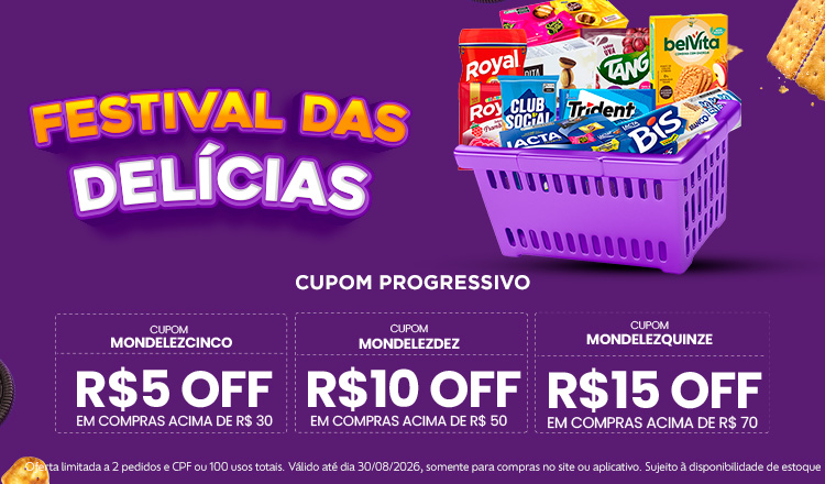 Cupom Mondelez 30/08