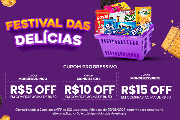 Cupom Mondelez 30/08