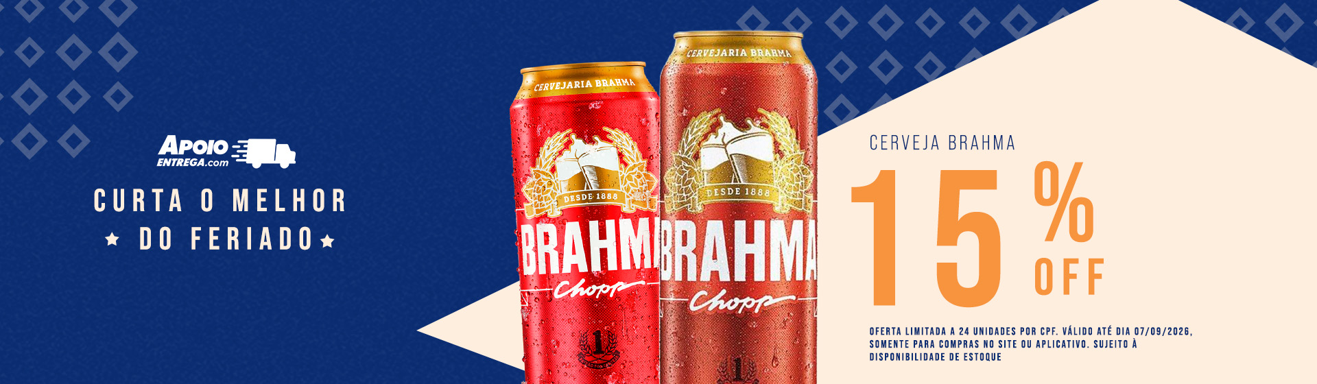 Cerveja Brahma 07/09