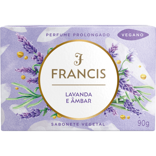 Sabonete-em-Barra-Vegetal-Lavanda-e-Ambar-Francis-Caixa-90g
