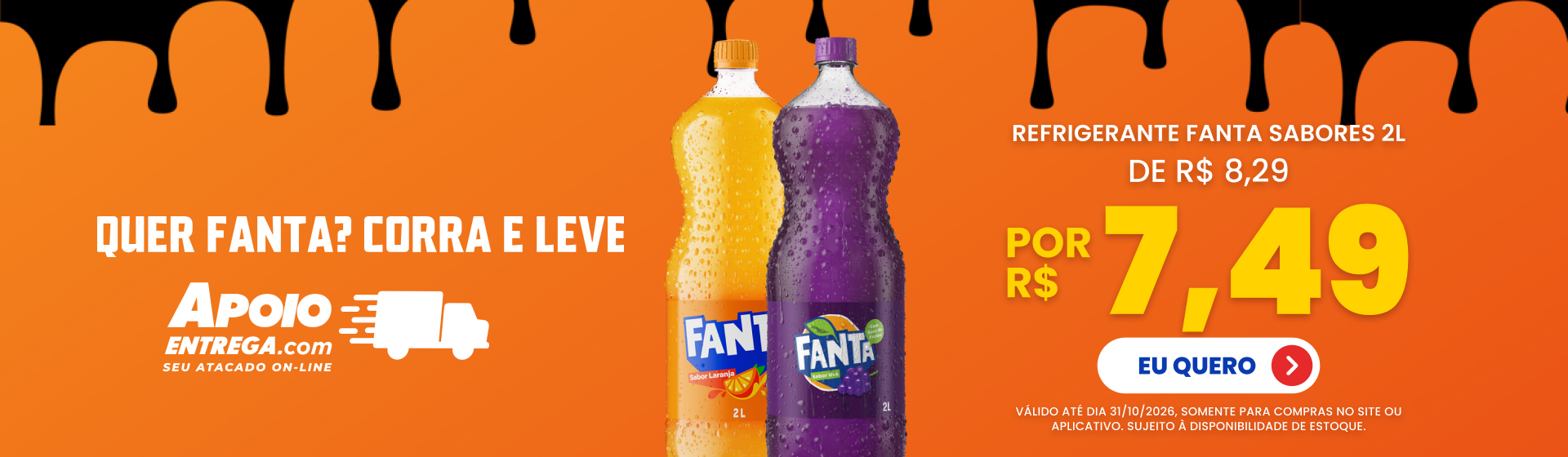 Refrigerante fanta 31/10