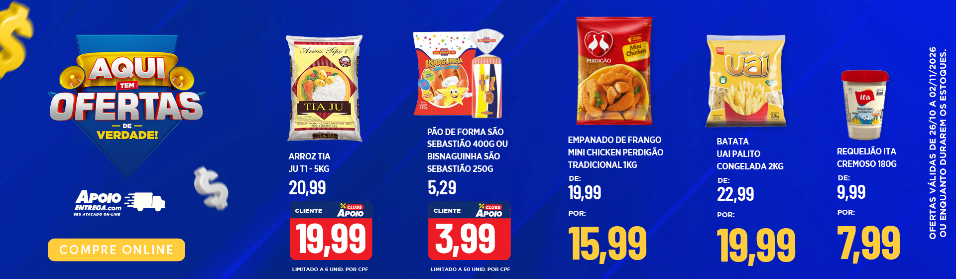Folheto Semanal Banner Um