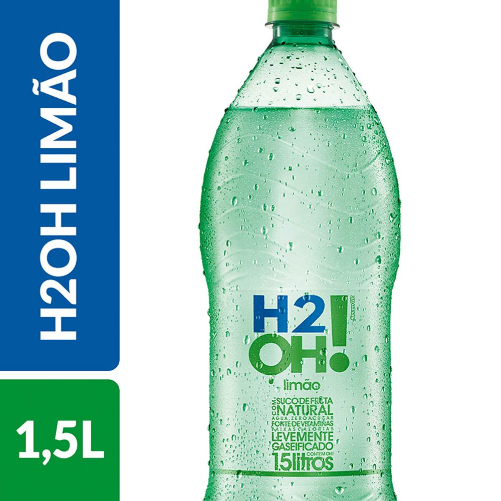 Refrigerante de Baixa Caloria H2OH Limão Garrafa 1,5 L..