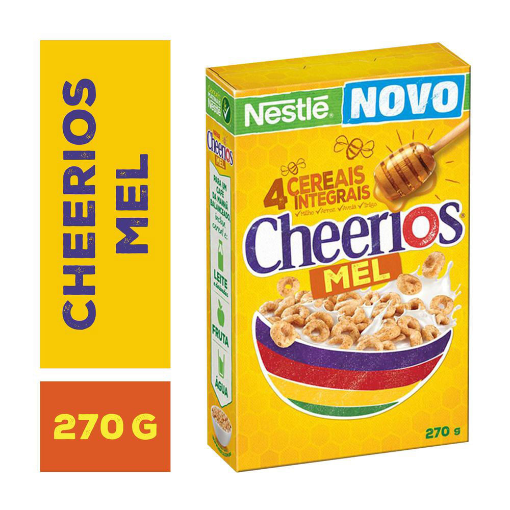 Cereal Matinal CHEERIOS Mel 270g Apoio Entrega V2
