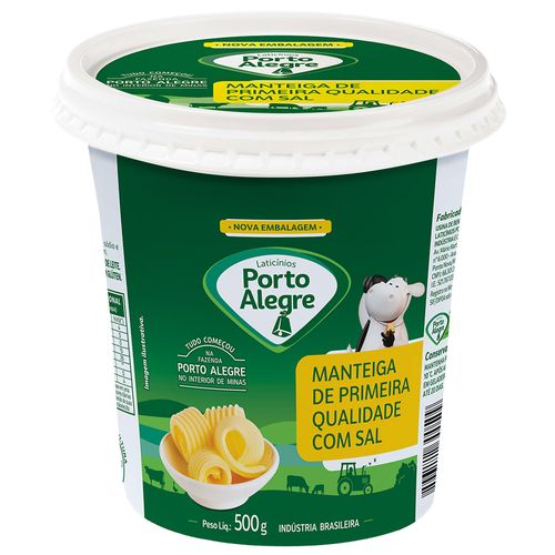 Manteiga Porto Alegre com Sal 500g