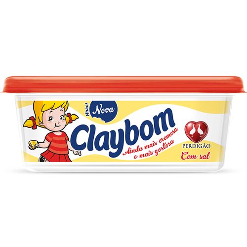 Margarina Cremosa com Sal e Creme de Leite Claybom Pote 250g