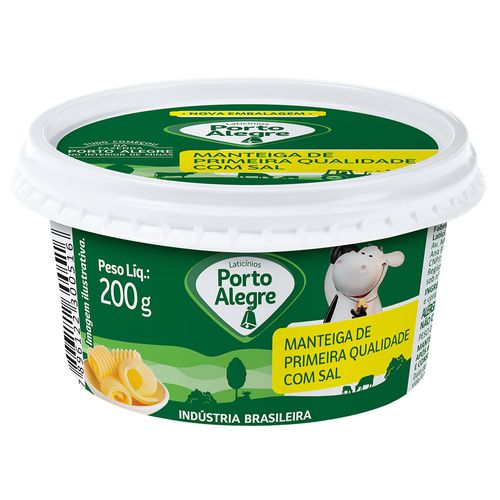 Manteiga Porto Alegre com Sal Pote 200 g