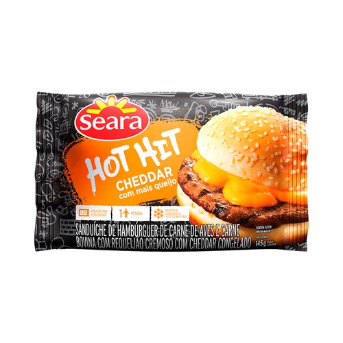 Hot hit cheddar Seara 145g