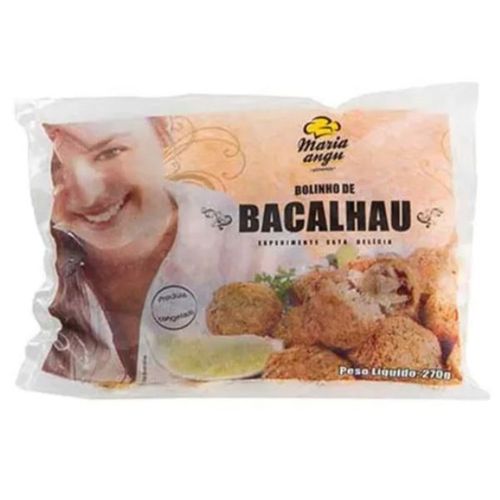 Bolinho Maria Angu  Bacalhau Caixa 270 g