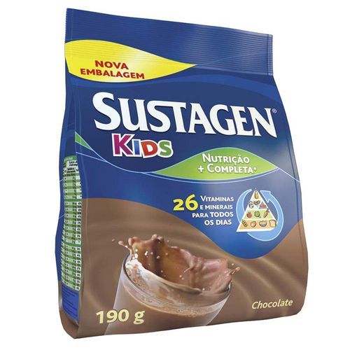 Complemento Alimentar Sustagen Kids Sabor Chocolate - Sachê 190g