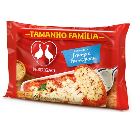 Empanado de Frango à Parmegiana Perdigão Pacote 800g Tamanho Família