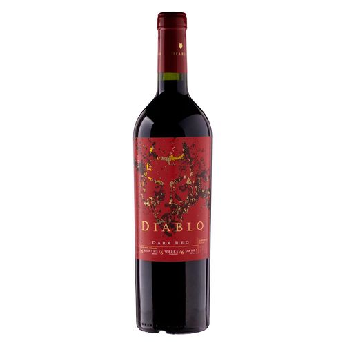Vinho Chileno Tinto Meio Seco Dark Red Diablo Valle del Maule Garrafa 750ml