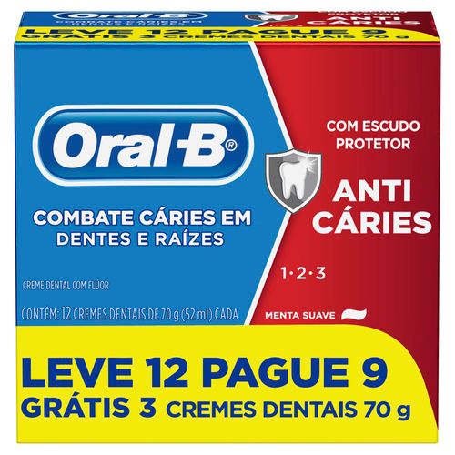 Creme-Dental-Oral-B-123-Anti-Caries-Menta-Suave-70g-12-unidades