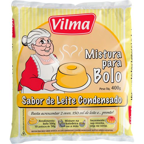 MIST BOLO VILMA 400G-PC LEITE COND