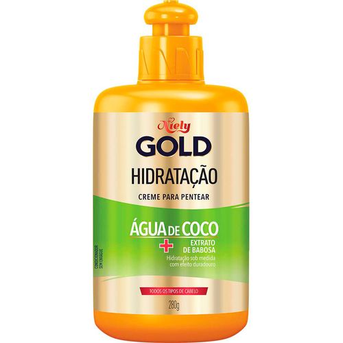 Creme De Pentear Niely Gold Água Coco+Babosa Frasco 250g Creme De Pentear Niely Gold Água Coco+Babosa Frasco 250g