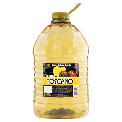 Vinagre de Álcool Colorido Toscano Galão 5l Vinagre de Álcool Colorido Toscano Galão 5l