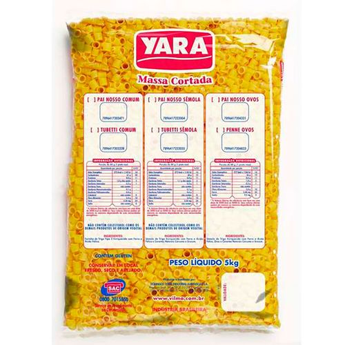 Mac Semola Yara 5kg-Pc Cortd Pai Nosso