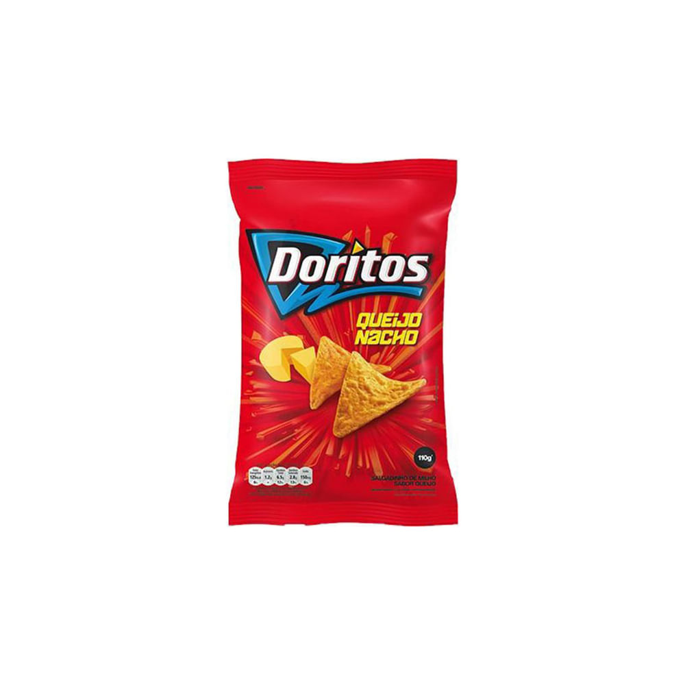 Salgadinho Doritos Queijo Nacho Pacote 110 g Apoio Entrega V2