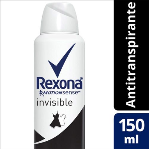 Antitranspirante Aerossol Invisible 72h Rexona 150ml Spray