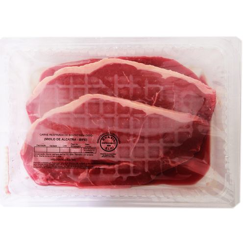 Miolo De Alcatra Light Angus Super Nosso Em Bifes 1Kg
