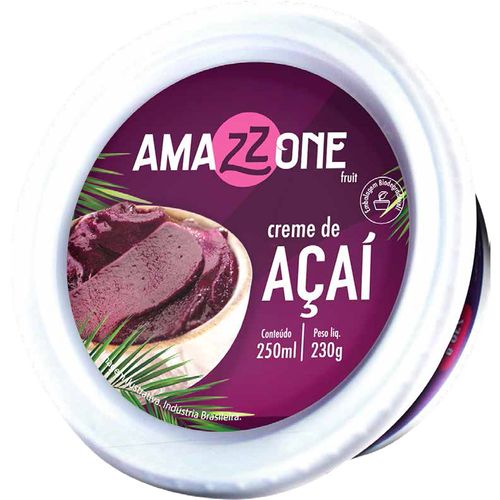 Creme de Açaí Amazzone com Guaraná 250ml Creme de Açaí Amazzone com Guaraná 250ml