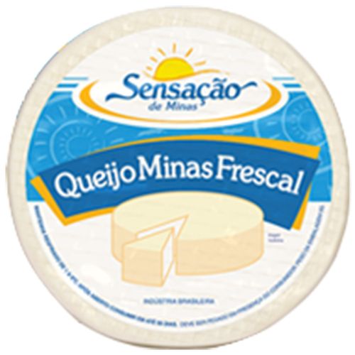 Queijo Minas Frescal Sensação De Minas Mini 1Kg Queijo Minas Frescal Sensação De Minas Mini 1Kg