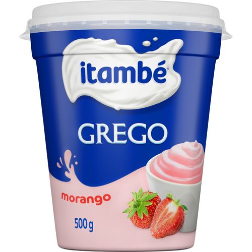 Iogurte Grego Morango Itambé Pote 450g