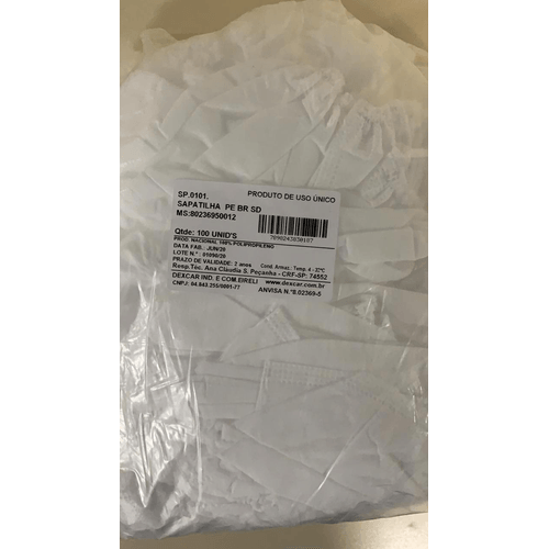 Prope Descartavel Em Tnt Sanfonado 20g Pacote 100un Nobre Prope Descartavel Em Tnt Sanfonado 20g Pacote 100un Nobre