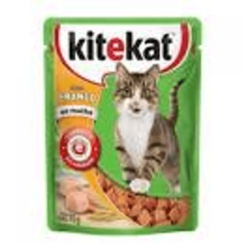 Alimento para Gatos Adultos Frango ao Molho Kitekat Sachê 70g