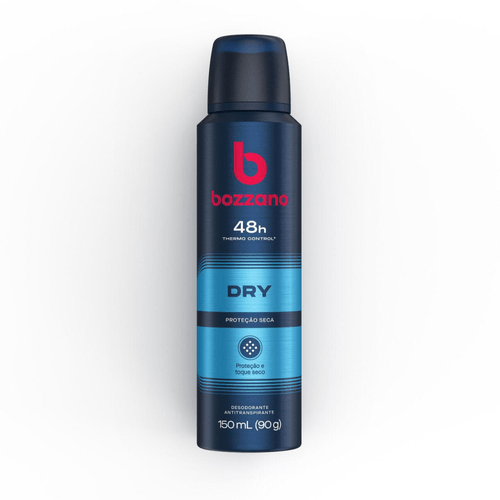 Desodorante Aerossol Antitranspirante Bozzano Dry Proteção Seca 150ml