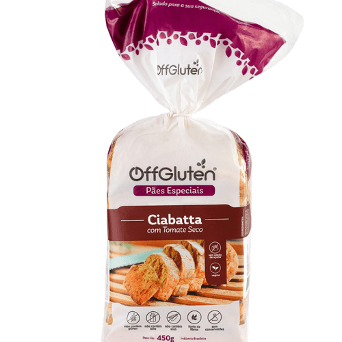 Ciabatta Com Tomate Seco Pacote Offglúten 450g