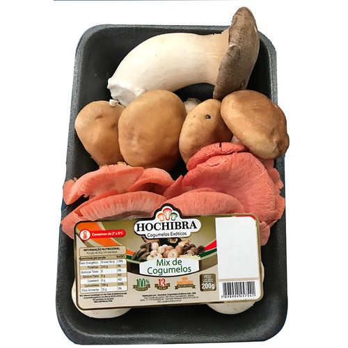 Cogumelo Salmão Mista Bandeja 200 g Cogumelo Salmão Mista Bandeja 200 g