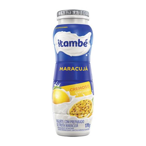 Iogurte Parcialmente Desnatado Maracujá Itambé Frasco 170g