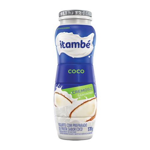 Iogurte Parcialmente Desnatado Coco Itambé Frasco 170g