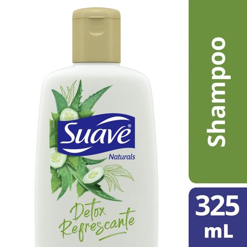 Shampoo Babosa e Pepino Suave Naturals Detox Refrescante Frasco 325ml