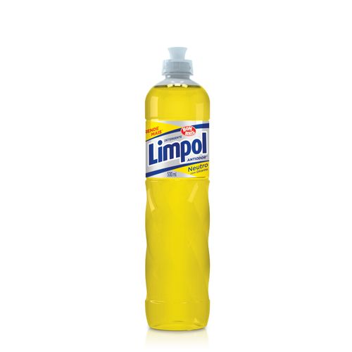 Detergente Líquido Neutro com Glicerina Limpol Squeeze 500ml