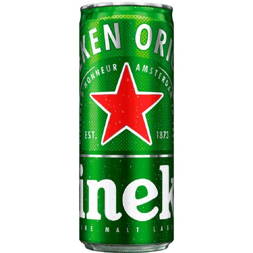 Cerveja Heineken Lata 250 ml Embalagem com 6 Unidades